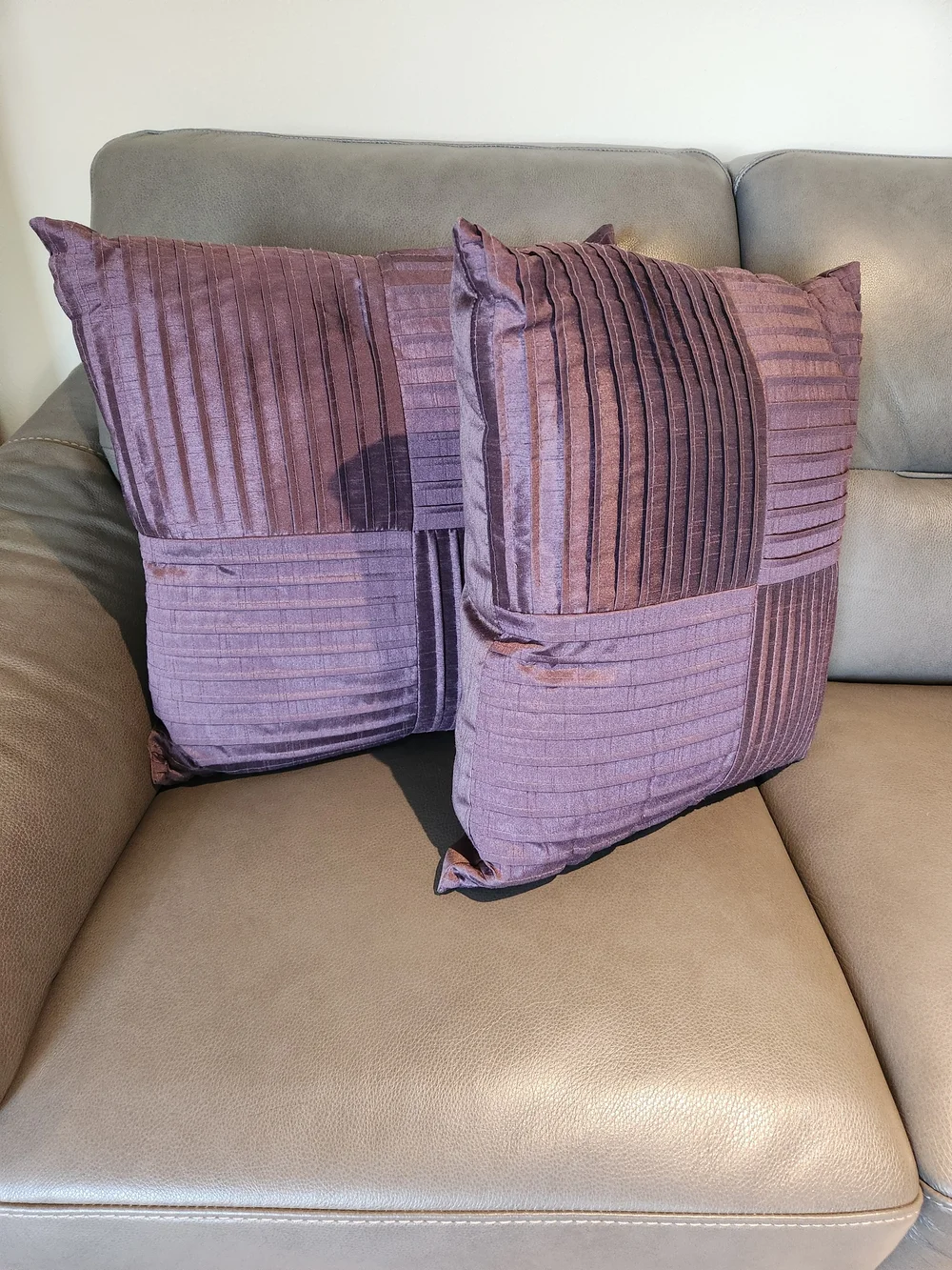 Plush Beautiful Purple Throw Pillows